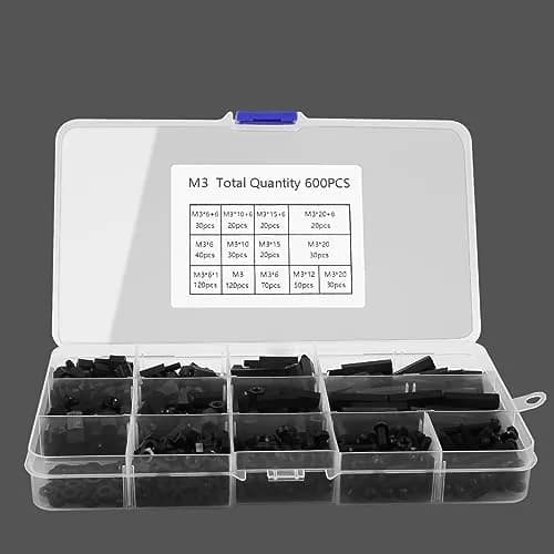 Meafeng Nylon Hex Spacer Standoffs 13 Sizes | Circuit Board Assembly Support thumbnail 7