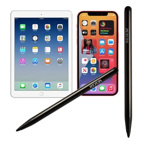 baolaili Universal Stylus Pens for Touch Screens (2-Pack, Black) | Dual Tip for Capacitive & Resistive Screens thumbnail 2