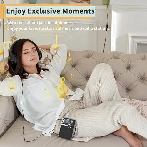 WENPZERAY Y706 Retro Pocket Radio AM FM SW | Portable Battery Powered BT Speaker Receiver thumbnail 5