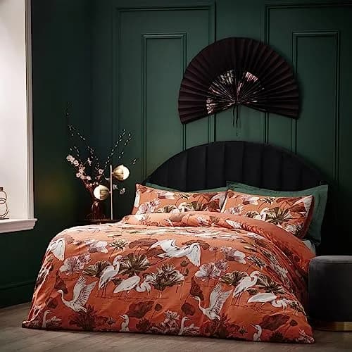 furn. Wylder Tropics Kushiro Single Duvet Set | Tropical Floral Cotton Rich Bedding thumbnail 1