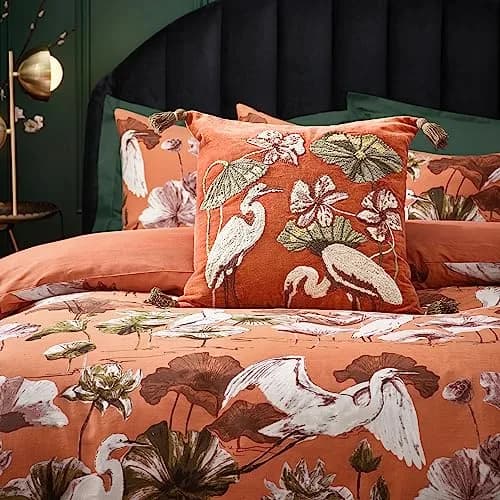 furn. Wylder Tropics Kushiro Single Duvet Set | Tropical Floral Cotton Rich Bedding thumbnail 5