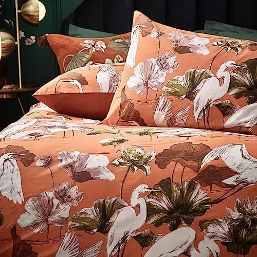 furn. Wylder Tropics Kushiro Single Duvet Set | Tropical Floral Cotton Rich Bedding thumbnail 2