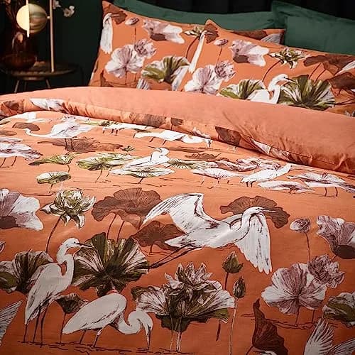 furn. Wylder Tropics Kushiro Single Duvet Set | Tropical Floral Cotton Rich Bedding thumbnail 3