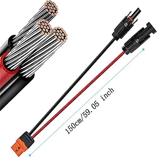 REEYINTCK XT60i 12AWG Solar Cable 1.5m (5ft) | Connects Solar Panels to EcoFlow Delta Pro thumbnail 6
