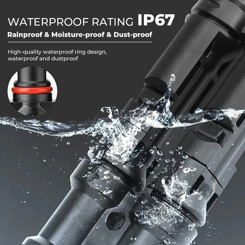 REEYINTCK XT60i 12AWG Solar Cable 1.5m (5ft) | Connects Solar Panels to EcoFlow Delta Pro - view 4