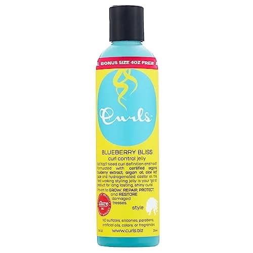Curls Blueberry Bliss Control Jelly 355ml (12 oz) | Define & Defrizz for Wavy, Curly, Coily Hair thumbnail 1
