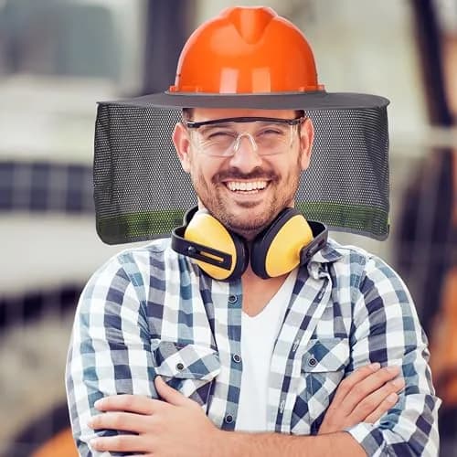 UNCO Industrial Hard Hat Sun Shield Grey | Mesh & Reflective Full Brim Accessory thumbnail 6