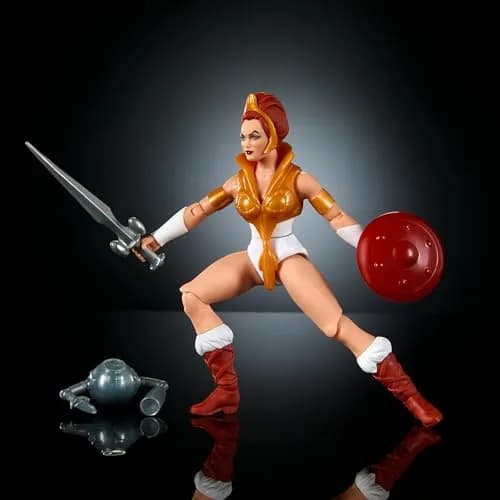 Masters of the Universe Origins Cartoon Collection Teela Action Figure & Accessories Set 14cm (5.5-inch) | 16 Articulated Joints for Dynamic Poses thumbnail 4