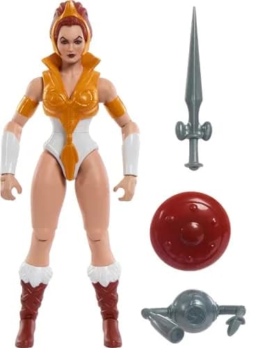 Masters of the Universe Origins Cartoon Collection Teela Action Figure & Accessories Set 14cm (5.5-inch) | 16 Articulated Joints for Dynamic Poses thumbnail 1