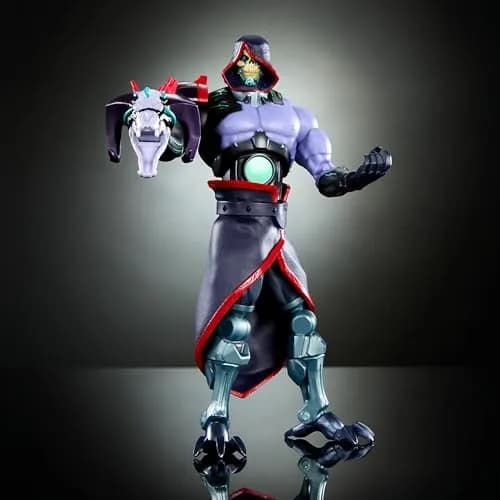 Masters of the Universe Skeletor Deluxe Action Figure 7-inch (17.8 cm) | Cybernetic Slave with 30 Articulations thumbnail 4