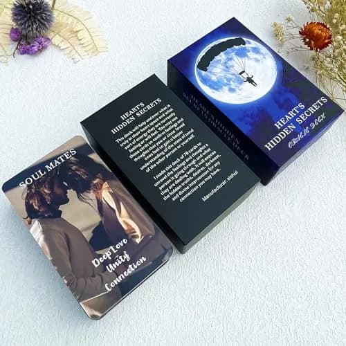 soulme Twin Flame Love Oracle Cards, Hearts Hidden Secrets Oracle Deck, 78 Cards for Beginners | Uncover True Heart Space thumbnail 8