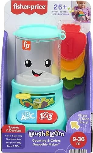 Fisher-Price Laugh & Learn Counting & Colors Smoothie Maker Toy | Interactive Learning Toy for Babies & Toddlers thumbnail 6