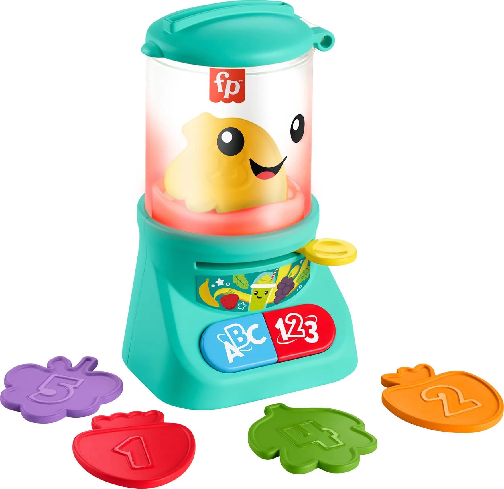Fisher-Price Laugh & Learn Counting & Colors Smoothie Maker Toy | Interactive Learning Toy for Babies & Toddlers