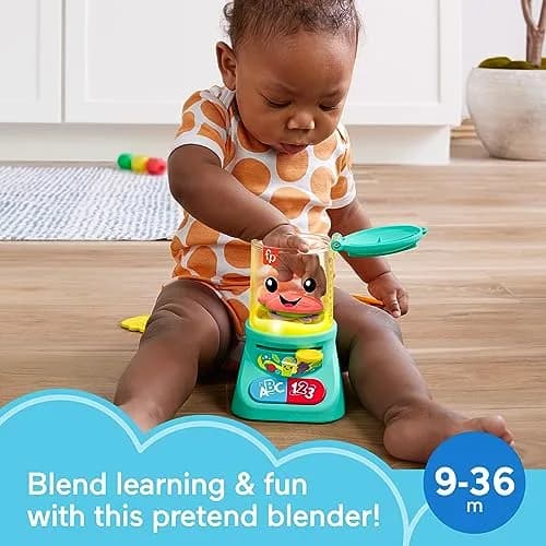 Fisher-Price Laugh & Learn Counting & Colors Smoothie Maker Toy | Interactive Learning Toy for Babies & Toddlers thumbnail 2