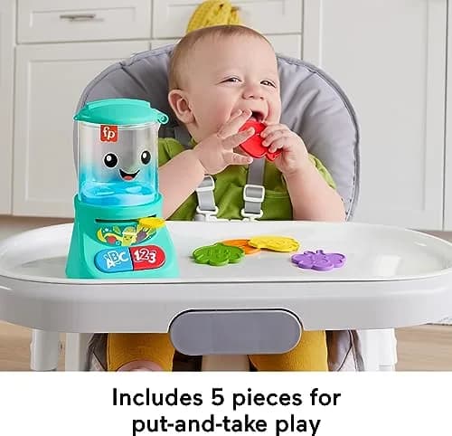 Fisher-Price Laugh & Learn Counting & Colors Smoothie Maker Toy | Interactive Learning Toy for Babies & Toddlers thumbnail 4