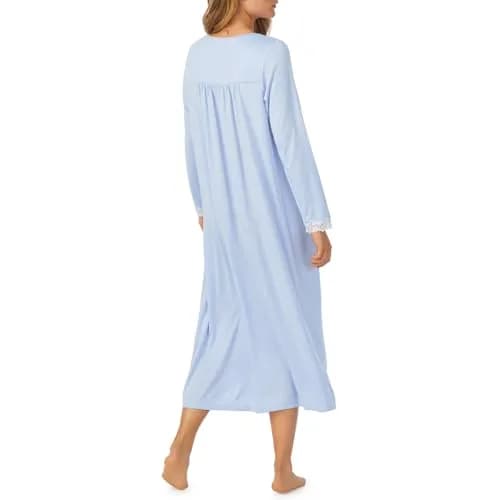 Eileen West Dream Sweater Knit Nightgown 50" Long Sleeve | Timeless Feminine Sleepwear thumbnail 2