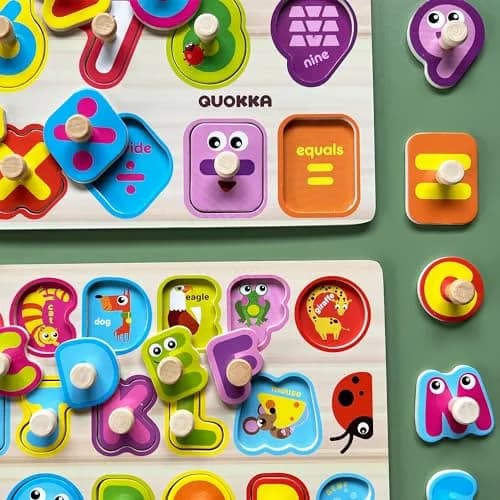 Quokka Wooden Puzzles for Toddlers 1-3 | Bright, Durable & Educational (6 Pack, Ages 2-4) thumbnail 7