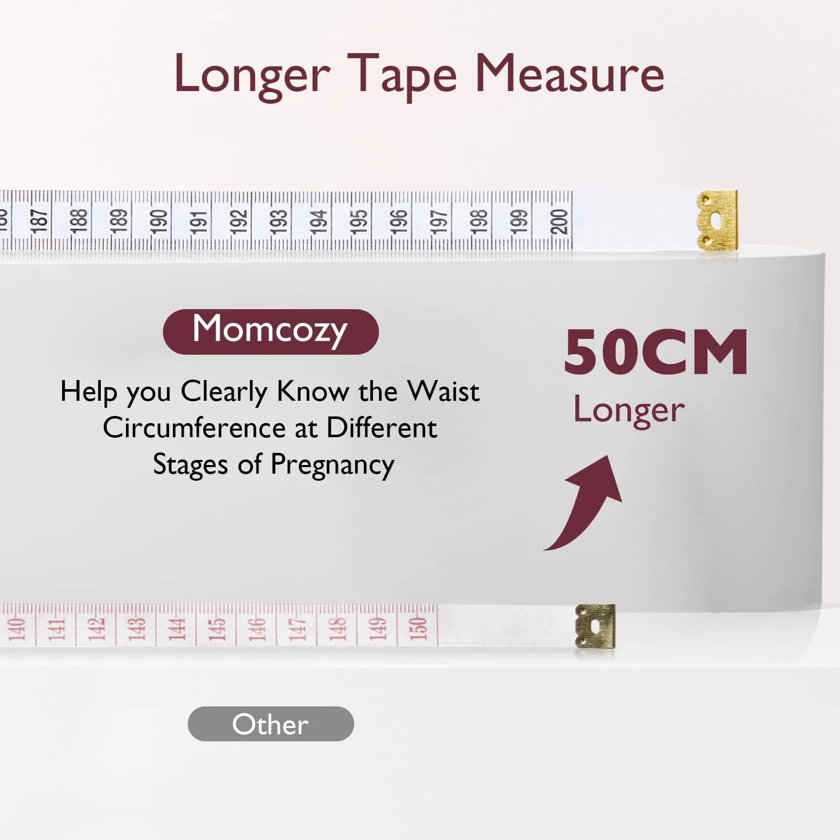 Momcozy M5 Nipple Ruler for Flange Sizing - Soft Silicone Measurement Tool for Breast Pump Sizing, 10-30mm (Red) - view 5