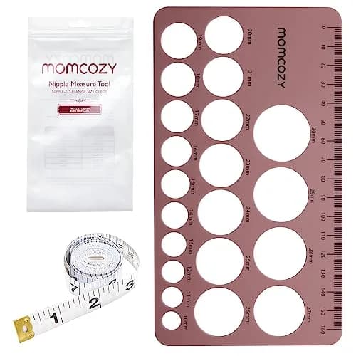 Momcozy Nipple Ruler for Flange Sizing, Silicone Measurement Tool 10-30mm | Essential for Breast Pump Fitting thumbnail 7