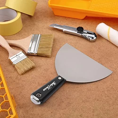 Bates Choice 6-Inch Flexible Putty Knife | Carbon Steel Metal Scraper for Drywall Spackle & Paint thumbnail 7
