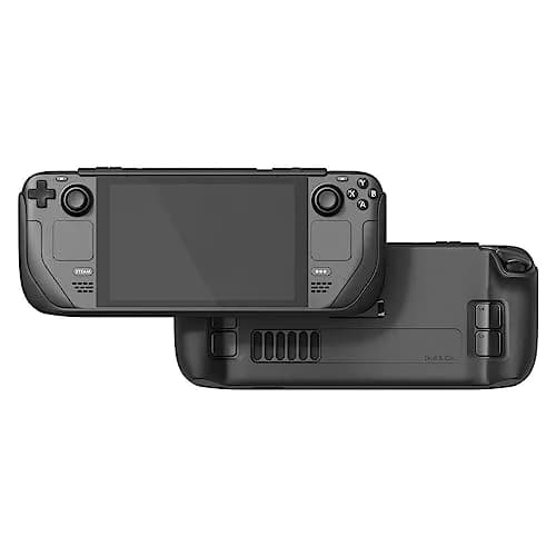 SAVAGE RAVEN GripCase SD for Steam Deck: Soft Protective Case with Textured Grips & Stand, Black (130g) thumbnail 1
