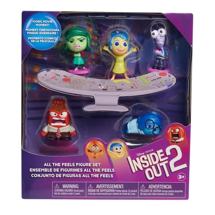 Just Play Disney and Pixar Inside Out 2 All the Feels Figure Set | 5 Mini Characters for Kids 3+ thumbnail 8