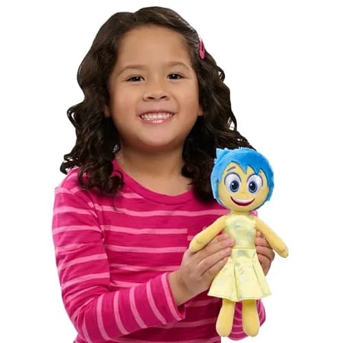 Just Play Inside Out 2 Joy Plush Toy 9.5 inches | Soft, Talking, Kids Gift thumbnail 2