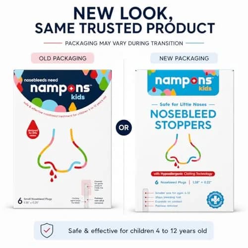 Nampons Kids Nosebleed Stoppers 6 Pack | Pediatrician Approved, Safe & Pain-Free thumbnail 5