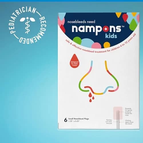 Nampons Kids Nosebleed Stoppers 6 Pack | Pediatrician Approved, Safe & Pain-Free thumbnail 6
