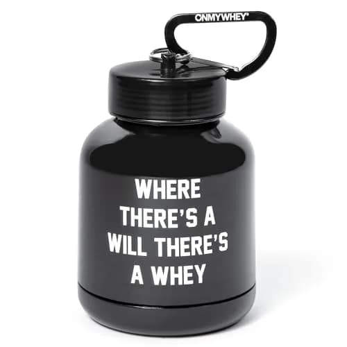 ONMYWHEY Double Scoop Protein and Supplement Keychain Funnel 180ml (6 oz) | BPA-Free, Spill-Proof Design thumbnail 1
