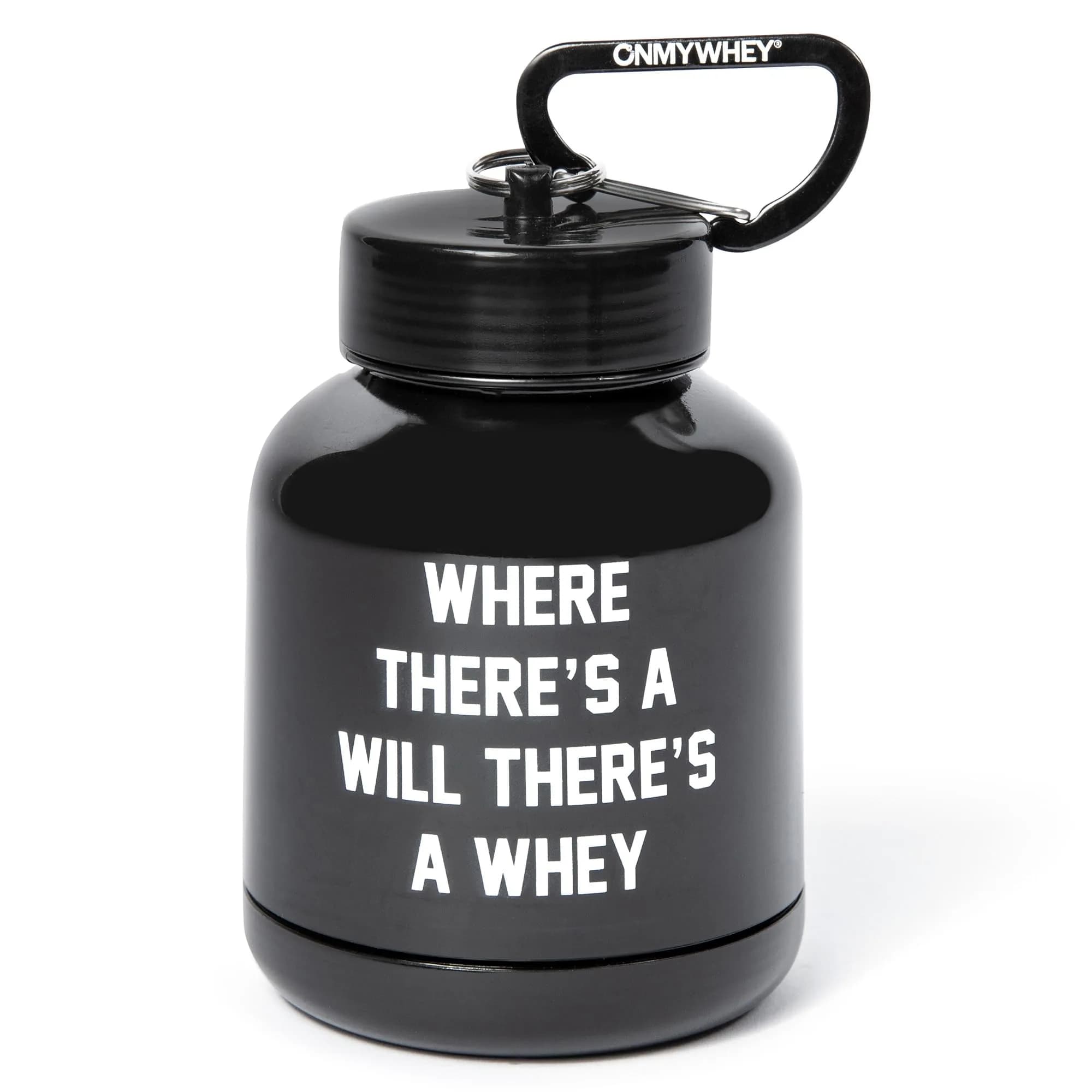 ONMYWHEY Double Scoop Protein and Supplement Keychain Funnel 180ml (6 oz) | BPA-Free, Spill-Proof Design - main product image