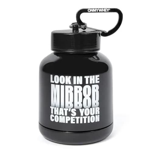 ONMYWHEY Double Scoop Protein and Supplement Keychain Funnel 180ml (6 oz) | BPA-Free Plastic with Carabiner thumbnail 1