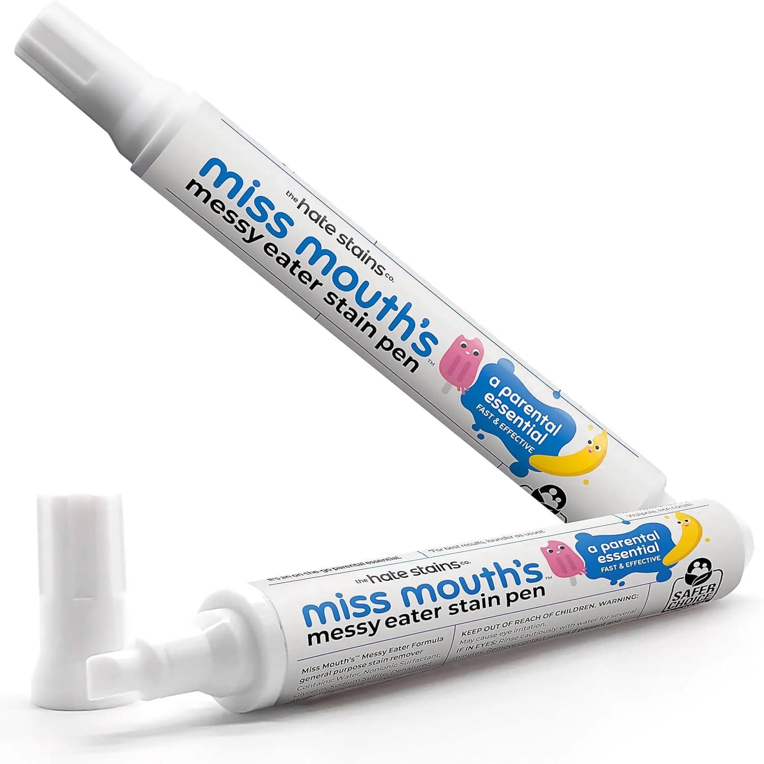 Miss Mouth's Messy Eater Stain Remover Pen, 2 Fl Oz | Fast & Safe for Kids & Pets