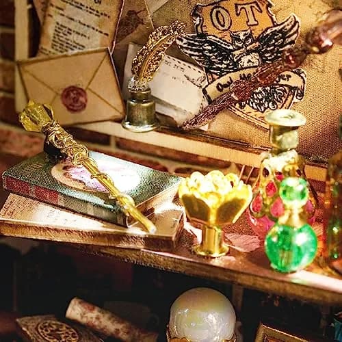 CUTEBEE DIY Miniature Dollhouse Kit | Wooden House Model for Teens & Adults, Creative Room Decor, Gift Idea (One Size) thumbnail 6