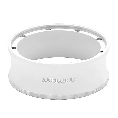 Normcore 58mm Magnetic Dosing Funnel V2 White | Espresso Coffee Dosing Ring with 9 Neodymium Magnets thumbnail 6