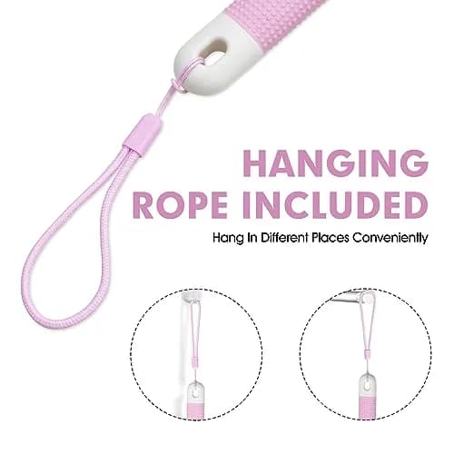 Backski Pink Body Scrubber Long Handle with Stiff & Soft Bristles | 43.5 cm (17.12 Inch) thumbnail 6