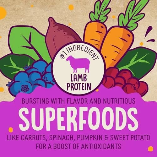 Earthborn Holistic EarthBites Grain-Free Dog Treats with Lamb 10 oz | Crunchy, Healthy & Made in USA thumbnail 5