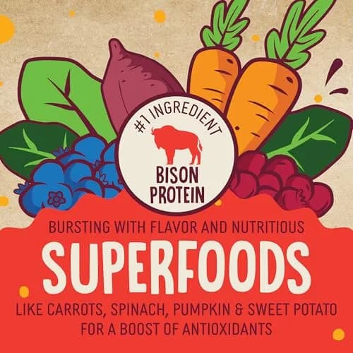 Earthborn Holistic EarthBites Grain-Free Dog Treats with Bison 10 oz | Crunchy, Healthy & Tartar-Reducing thumbnail 5