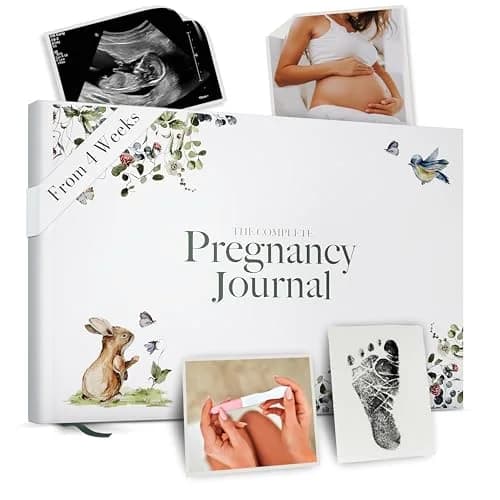 Bibi & Beau Woodland Pregnancy Journal 196 Pages | Weekly Pregnancy Planner & Scrapbook thumbnail 1