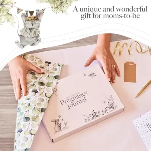 Bibi & Beau Woodland Pregnancy Journal 196 Pages | Weekly Pregnancy Planner & Scrapbook thumbnail 5