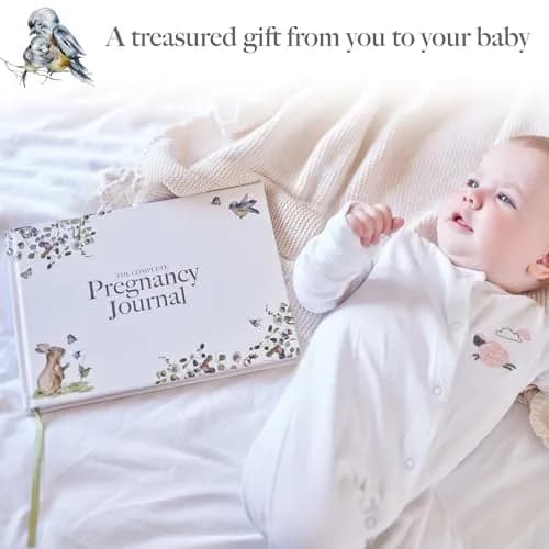 Bibi & Beau Woodland Pregnancy Journal 196 Pages | Weekly Pregnancy Planner & Scrapbook thumbnail 3