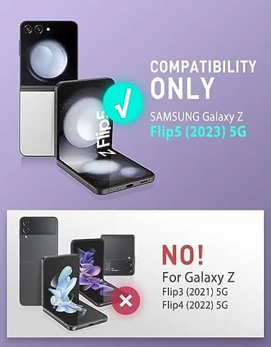 i-Blason Galaxy Z Flip 5 Case with Stand Mauve | Shockproof & Hinge Protection thumbnail 9