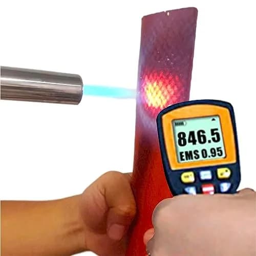 Ummickl Red Fuel Line Heat Shield Insulation Sleeve 10mm (3/8" ID) x 1.5m (5ft) | High Temp Silicone Coated Fiberglass thumbnail 2