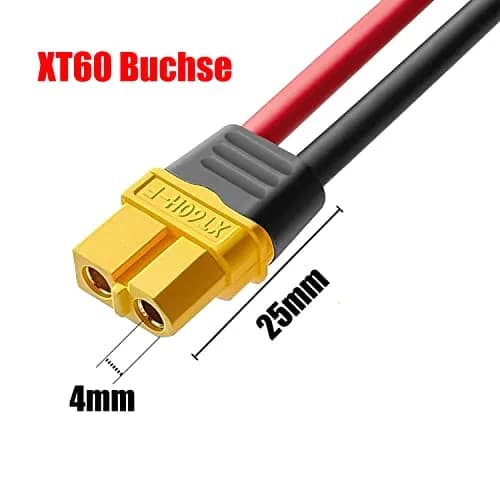 iHaospace Solar to XT60 Charging Cable 10FT (3.04m) | 12AWG Tinned Copper, 300V Rated, IP68 Waterproof thumbnail 6