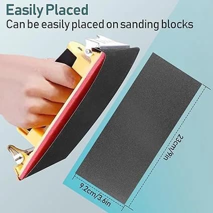auriikoop Sandpaper Assortment 400-3000 Grit | Wet & Dry, 72 pcs, 9 x 3.6 inch thumbnail 13