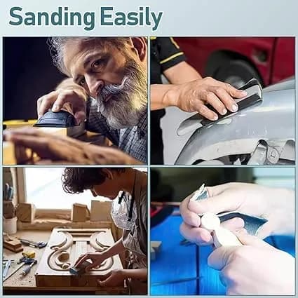 auriikoop Sandpaper Assortment 400-3000 Grit | Wet & Dry, 72 pcs, 9 x 3.6 inch thumbnail 7