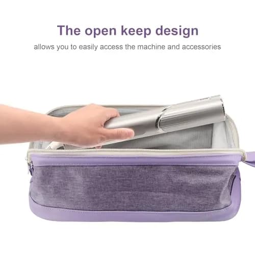 Buwico Travel Case for Dyson & Shark, Purple | Waterproof Hair Dryer & Styler Organizer thumbnail 5