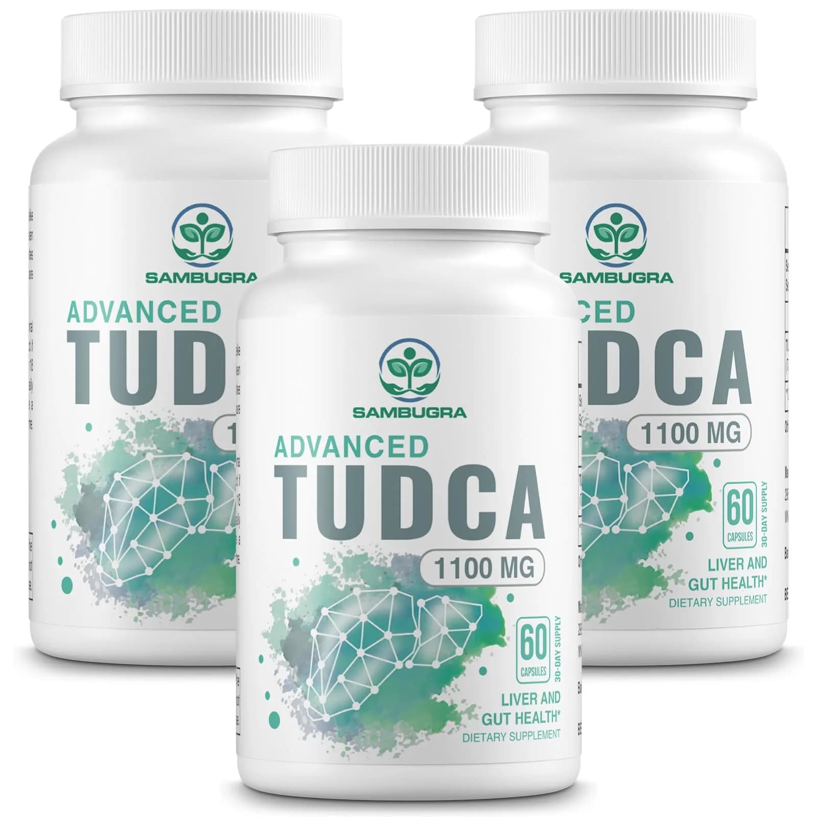 Sambugra TUDCA Liver Supplements 1100mg | Supports Liver Detox & Repair