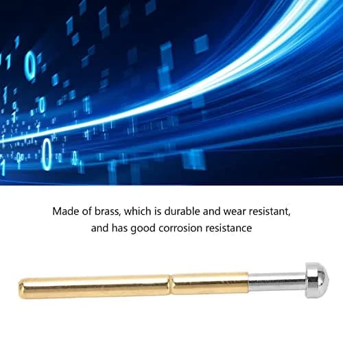 BORDSTRACT P156-D Spring Test Probes with Brass Pogo Pins | 100-Pack for PCB Testing thumbnail 7