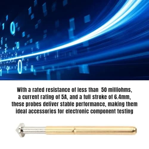 BORDSTRACT P156-E Spring Test Probes 100 Pcs Pack | For PCB Board Testing and Electronic Component Contact thumbnail 3